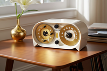 画像をギャラリービューアに読み込む, White Owl Eyes 1951 Zenith Model G516 AM Vacuum Tube Radio Great Looking and Sounding! Rare Color!