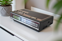 Load image into Gallery viewer, Wood Grain Panel Sanyo Model RM 5008 AM FM Digital Alarm Clock Radio! Excellent Condition!&nbsp;