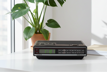 Load image into Gallery viewer, Wood Grain Panel Sanyo Model RM 5008 AM FM Digital Alarm Clock Radio! Excellent Condition!&nbsp;