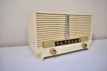 画像をギャラリービューアに読み込む, Ivory White 1955 Westinghouse H-435T5 AM Vacuum Tube Retro Radio Excellent Condition Sounds Great!
