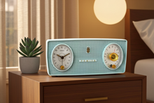 Charger l'image dans la galerie, Belvedere Blue 1959 Zenith Model B514F Vacuum Tube Radio! Sounds Great and Looks Great! Excellent Condition!