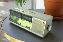 画像をギャラリービューアに読み込む, Tech Silver 1980s Panasonic Model RC-X80 AM FM Tape Digital Alarm Clock Radio! Excellent Condition!