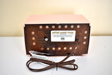 Load image into Gallery viewer, Mamie Pink 1959 Philco Model F-752-124 AM Vacuum Tube Clock Radio Excellent Condition! Sounds Great!