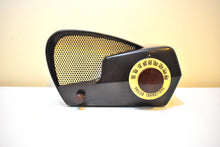 Load image into Gallery viewer, Boomerang Brown Bakelite 1949 Philco Model 49-501 AM Vacuum Tube Radio Jawdropper!