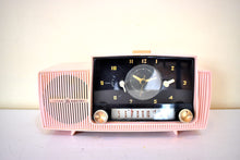 画像をギャラリービューアに読み込む, Princess Pink Mid Century 1959 General Electric Model 914D Vacuum Tube AM Clock Radio Popular Model! Excellent Plus Condition!