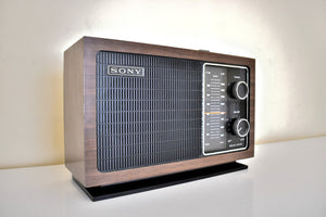 Bluetooth Ready To Go - Sony Only! 1974 Sony Model TFM-9430W AM/FM Solid State Transistor Radio Sounds Great!