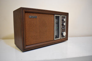 Bluetooth Ready To Go - 1975-1977 Sony Model TFM-9450W AM/FM Solid State Transistor Radio Sounds Great!