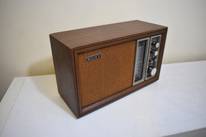 Bluetooth Ready To Go - 1975-1977 Sony Model TFM-9450W AM/FM Solid State Transistor Radio Sounds Great!