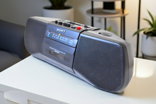 Load image into Gallery viewer, Sony Model CFS-B15 AM FM Cassette Stereo Mini Boombox Radio! Sounds Great Excellent Condition!