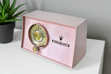 画像をギャラリービューアに読み込む, Carnation Pink 1958 General Electric Model 877 AM Vacuum Tube Radio Excellent Condition! Sounds Great!
