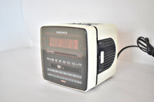 Load image into Gallery viewer, Odyssey White Magnavox Model D3110 AM FM Digital Alarm Clock Radio! Excellent Condition!