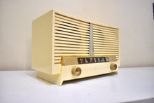 画像をギャラリービューアに読み込む, Ivory White 1955 Westinghouse H-436T5 AM Vacuum Tube Retro Radio Excellent Condition Sounds Great!