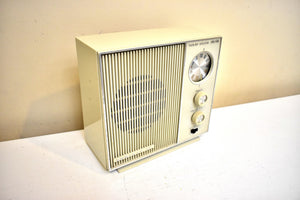 Bluetooth Ready To Go - Beige Ivory Vintage 1970 Admiral RF-103M AM/FM Solid State Radio Sounds Great!