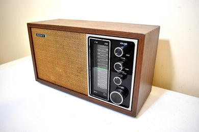 Bluetooth Ready To Go - Sony Only! 1975-1977 Sony Model TFM-9450W AM/FM Solid State Transistor Radio Sounds Great!
