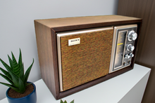 Load image into Gallery viewer, Bluetooth Ready To Go - 1975-1977 Sony Model ICF-9550W AM/FM Solid State Transistor Radio Sounds Fantastic! 