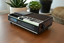 Load image into Gallery viewer, Wood Grain 1980s General Electric Model 7-4956B AM FM Digital Alarm Clock Radio! Excellent Condition!