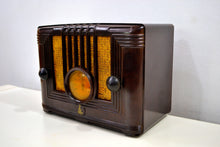Load image into Gallery viewer, SOLD! - Mar 3, 2020 - Umber Brown Bakelite 1936 Emerson Model 126 AM Vacuum Tube Radio Golden Age of Radio Beauty! - [product_type} - Emerson - Retro Radio Farm