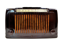Load image into Gallery viewer, SOLD! - Jan 17, 2020 - Saddle Brown Bakelite Art Deco 1946 Arvin Model 555 AM Antique Bakelite Radio Sounds Great Station Preset Buttons! - [product_type} - Arvin - Retro Radio Farm