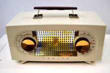 Load image into Gallery viewer, SOLD! - Jan 24, 2020 - Pearl Ivory 1955 Zenith &quot;Broadway&quot; Model R511F AM Tube Radio Sounds Great, Looks Like a Star! - [product_type} - Zenith - Retro Radio Farm