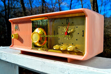 Charger l&#39;image dans la galerie, SOLD! - Mar 18, 2018 - MARILYN PINK Mid Century Vintage Retro 1956 Motorola 56CD Tube AM Clock Radio Real Looker! - [product_type} - Motorola - Retro Radio Farm