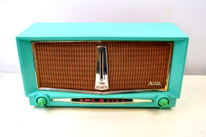 SOLD! - Jan 18, 2019 - Thunderbird Turquoise 1959 Arvin Model 956T Rare Vintage Tube AM Radio - [product_type} - Arvin - Retro Radio Farm