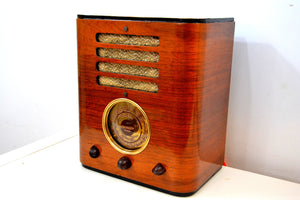 World War Post Depression Era 1937 Crosley "Fiver"  Model 517 Vacuum Tube AM Radio True Historic Beauty! - [product_type} - Crosley - Retro Radio Farm