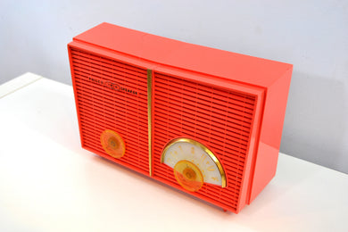 SOLD! - May 31, 2019 - Flamin' Hot Vintage 1959 Philco G826-124 AM Tube Radio