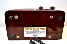 Load image into Gallery viewer, SOLD! - Feb 10, 2020 - Brown Swirly Marbled Bakelite 1942 Airline Model 14WG-158 AM Tube Radio Totally Restored! - [product_type} - Airline - Retro Radio Farm