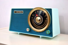 Load image into Gallery viewer, SOLD! - Aug 29, 2019 - Baby Blue on Blue Vintage 1963 Motorola Model A18B49 AM Tube Radio - [product_type} - Motorola - Retro Radio Farm