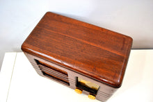 Load image into Gallery viewer, SOLD! - Feb 24, 2020 - Solid Wood 1946 BF Goodrich Mantola Model R-150 Vacuum Tube AM Radio Sounds Looks Great! - [product_type} - Mantola - Retro Radio Farm