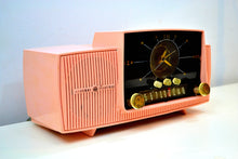 Load image into Gallery viewer, SOLD! - Jan 31, 2020 - Rose Pink 1959 General Electric Model C-4340 Vacuum Tube AM Clock Radio Mid Century Splendor! - [product_type} - General Electric - Retro Radio Farm