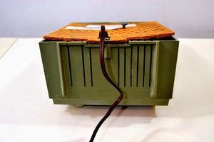 SOLD! - Feb 13, 2019 - "The Space Maker" Olive Green Vintage Westinghouse H-211L5 Retro Radio - [product_type} - Westinghouse - Retro Radio Farm