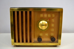 SOLD! - Feb. 6, 2020 - Regis Gold 1947 RCA Victor Model 75X11 Vacuum Tube Radio Built Solid Sounds Sweet! - [product_type} - RCA Victor - Retro Radio Farm
