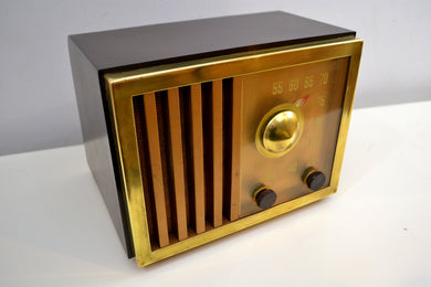 SOLD! - Feb. 6, 2020 - Regis Gold 1947 RCA Victor Model 75X11 Vacuum Tube Radio Built Solid Sounds Sweet!