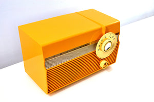 SOLD! - Mar 8, 2019 - Maize Yellow 1959 Philco Model E-812-124 Vintage Tube AM Radio Totally Awesome!! - [product_type} - Philco - Retro Radio Farm