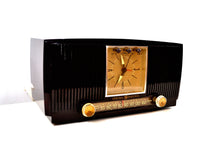 Load image into Gallery viewer, SOLD! - Apr 18, 2019 - Bluetooth Ready Elegant 1955 General Electric Model 551 Vintage AM Clock Radio - [product_type} - General Electric - Retro Radio Farm
