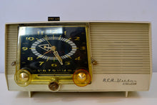 Load image into Gallery viewer, SOLD! - July 8, 2019 - Cream Vintage 1959 RCA Victor C-4E AM Clock Tube Radio - [product_type} - RCA Victor - Retro Radio Farm