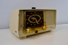 Load image into Gallery viewer, SOLD! - July 8, 2019 - Cream Vintage 1959 RCA Victor C-4E AM Clock Tube Radio - [product_type} - RCA Victor - Retro Radio Farm