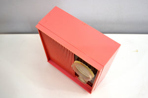 SOLD! - Feb 15, 2020 - Barbie Pink and Wood Grain Retro General Electric AM Solid State Radio Rare! - [product_type} - General Electric - Retro Radio Farm