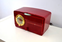 Load image into Gallery viewer, SOLD! - Feb 17, 2019 - Ruby Red Vintage 1954 General Electric Model 556 AM Tube Radio - [product_type} - General Electric - Retro Radio Farm