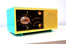 画像をギャラリービューアに読み込む, SOLD! - Oct 28, 2019 - Aqua Blue 1959 Admiral Y3048 Tube AM Radio Alarm Clock - [product_type} - Admiral - Retro Radio Farm