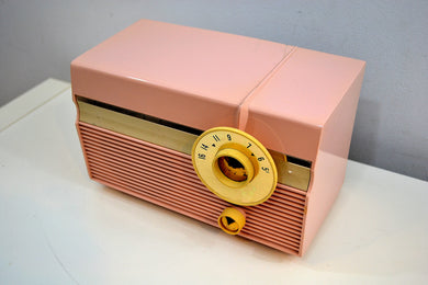 Madison Pink Mid Century 1959 Philco Model F813-124 Tube AM Radio Cuteness Overload!