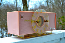 Load image into Gallery viewer, SOLD! - Feb 27, 2018 - TIFFANY PINK Mid Century Vintage Retro 1956 Emerson 826 Tube AM Clock Radio Totally Restored! - [product_type} - Emerson - Retro Radio Farm