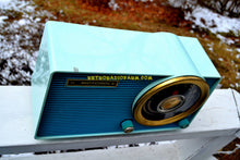 Load image into Gallery viewer, SOLD! - May 18, 2018 - POSEIDON BLUE Mid Century Vintage 1963 Motorola Model A18B49 AM Tube Radio Excellent Condition! - [product_type} - Motorola - Retro Radio Farm