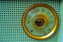 画像をギャラリービューアに読み込む, SOLD!- Sept. 9, 2018 - BLUETOOTH MP3 Ready - Julep Green Mid Century Retro Vintage 1956 RCA Victor Model 6-X-7C AM Tube Radio Excellent Condition! - [product_type} - RCA Victor - Retro Radio Farm