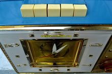 Load image into Gallery viewer, SOLD! - June 23, 2018 - DAKOTA BLUE Mid Century Retro Vintage 1959 Bulova Model 190 Tube AM Clock Radio Looks Spectacular! - [product_type} - Bulova - Retro Radio Farm