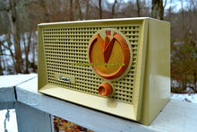 Load image into Gallery viewer, SOLD! - Apr 18, 2018 - BLUETOOTH MP3 Ready - Eggshell Ivory Mid Century Retro Vintage 1955 Arvin 951T AM Tube Radio Works Great! - [product_type} - Arvin - Retro Radio Farm