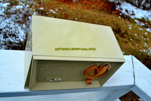 SOLD! - Apr 18, 2018 - BLUETOOTH MP3 Ready - Eggshell Ivory Mid Century Retro Vintage 1955 Arvin 951T AM Tube Radio Works Great! - [product_type} - Arvin - Retro Radio Farm