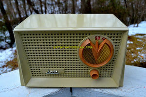 SOLD! - Apr 18, 2018 - BLUETOOTH MP3 Ready - Eggshell Ivory Mid Century Retro Vintage 1955 Arvin 951T AM Tube Radio Works Great! - [product_type} - Arvin - Retro Radio Farm