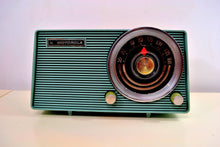 Load image into Gallery viewer, SOLD! - Jan. 8, 2020 - Powder Grey Blue Vintage 1963 Motorola Model A18B49 AM Tube Radio - [product_type} - Motorola - Retro Radio Farm